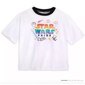 Final Sale $5! NWT Star Wars Pride Women Tee Disney LGBTQIA+ 🏳️‍🌈